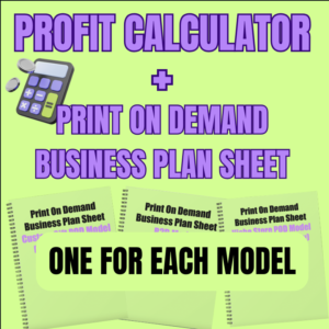 Profit Calculator + Business Plan Sheets Pack